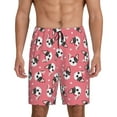 thumbnail image 2 of Daiia French Bulldog Face Mens Woven Stretch Pajama Short,Short Pajama Pants-XX-Large, 2 of 9