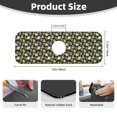 thumbnail image 2 of Vsdgher Bear Sunflower Kitchen Sink Splash Guard Faucet Mat -1 PC Super Absorbent Fast Drying Mat Sink Gadgets-Splash, Bathroom,Sink Mat,(15" X 5.5" ), 2 of 7