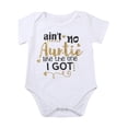 thumbnail image 2 of Douhoow Baby Girl Boys aint no Auntie Jumpsuit Summer Infant Bodysuit Sunsuit, 2 of 9