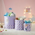 thumbnail image 2 of Disney Frozen Kids Fabric Round Nestable Storage Bin Set, 3-Piece, 2 of 7