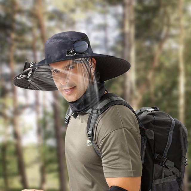 Solar Hat Solar Fan Hat Solar Fan Hats For Men Solar Fan Outdoor Fishing Hat