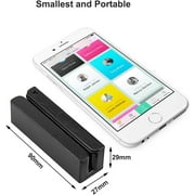 MSR90 USB Swipe Magnetic Credit Card Reader 3 Tracks Mini Smart Card Reader MSR605 MSR606 Deftun