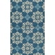 Momeni Véranda 3'9" X 5'9" Tapis Crocheté à la Main de Transition en Bleu – image 2 sur 2