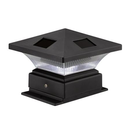 Photo 1 of 4Pack Westinghouse Pagoda II Black Solar 4 x 4Post Cap LED Light