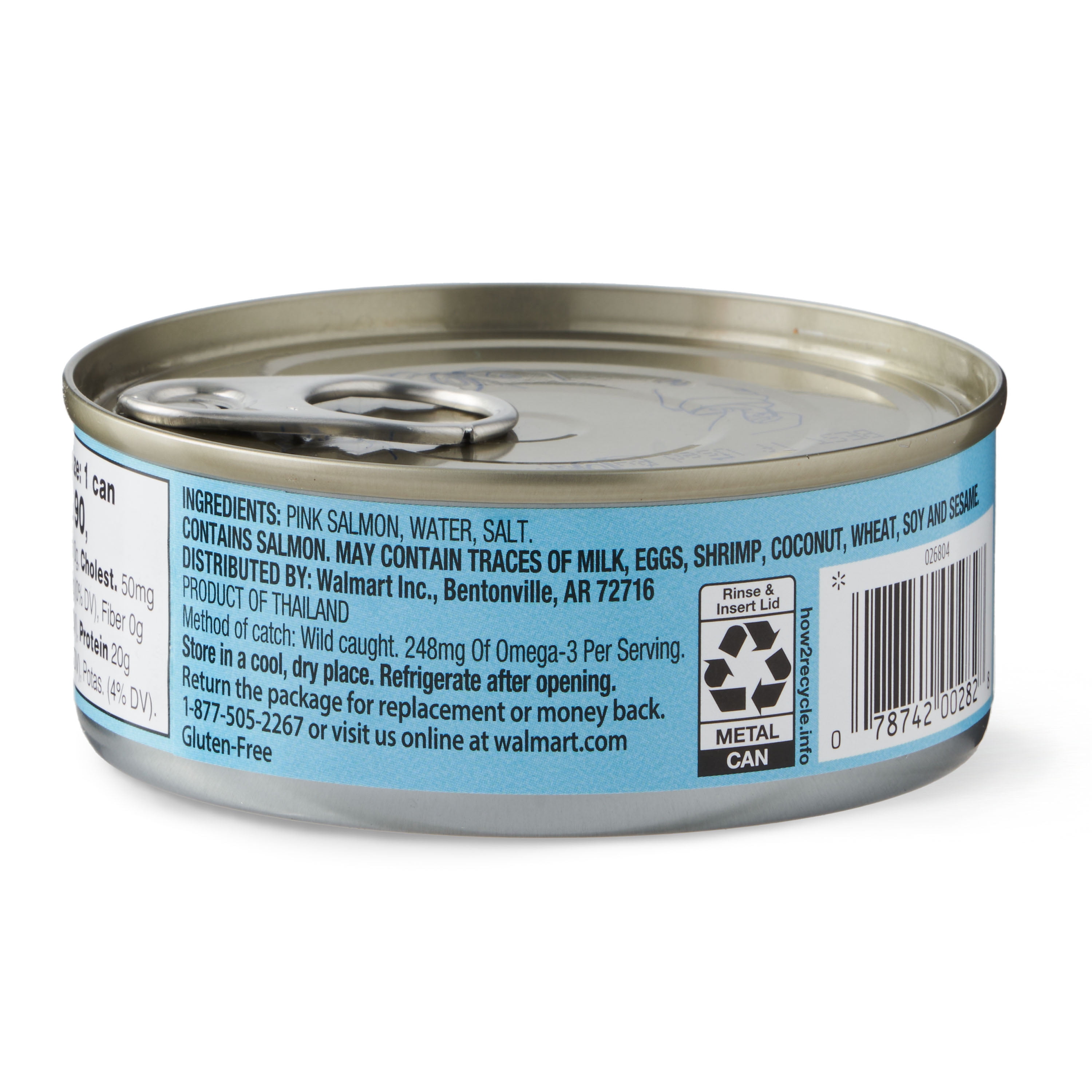 Great Value Chunk Style Pink Salmon Skinless Boneless, 5 oz
