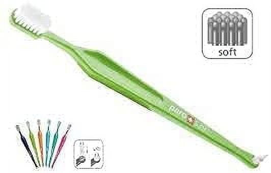 Paro S39 Soft 5-Row Toothbrush with Interspace Brush F - #715 12 Pack