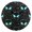 Black, variant on Blue Ufo Wall Clock 10in Round Artistic Oil Painting Home Decor Desk Table Clock