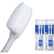 O'Nano Standard Toothbrushes w/ Anti-bacterial Sanitizer Shield for Normal & Sensitive Teeth, Soft, 4 count