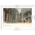 thumbnail image 5 of Art.com Colorized Wall Street Scene, New York City Art Print, White Frame Wall Art, 44" x 32", 5 of 5