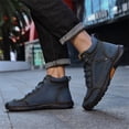 thumbnail image 6 of Men’s Waterproof Leather Boots,Wide Toe Box Ankle Boots with Cushioned Insole,Comfortable Non-Slip Outdoor Walking Shoes, 6 of 6