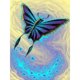 thumbnail image 1 of Taladro diamante pintura (DE4846) mariposa mosaico Kit completo punto de cruz costura 45x60cm FLhrweasw Nuevo, 1 of 1