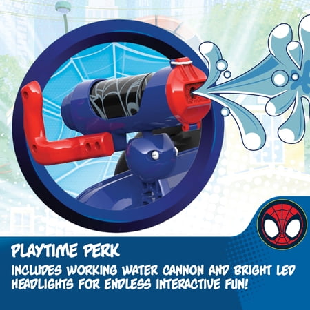 DYNACRAFT SPIDER-MAN 6V SUPER CAR, BATTERY POWERED RIDE-ON WITH LIGHTS AND SOUNDS, 1 COUNT