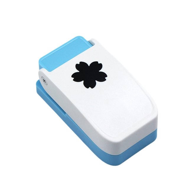 KLKCMS Craft Hole Punch Multifunctional for Scrapbooking Gift Wrapping Envelopes Gift Tag Photos Paper Punching Easy to Use Portable cherry