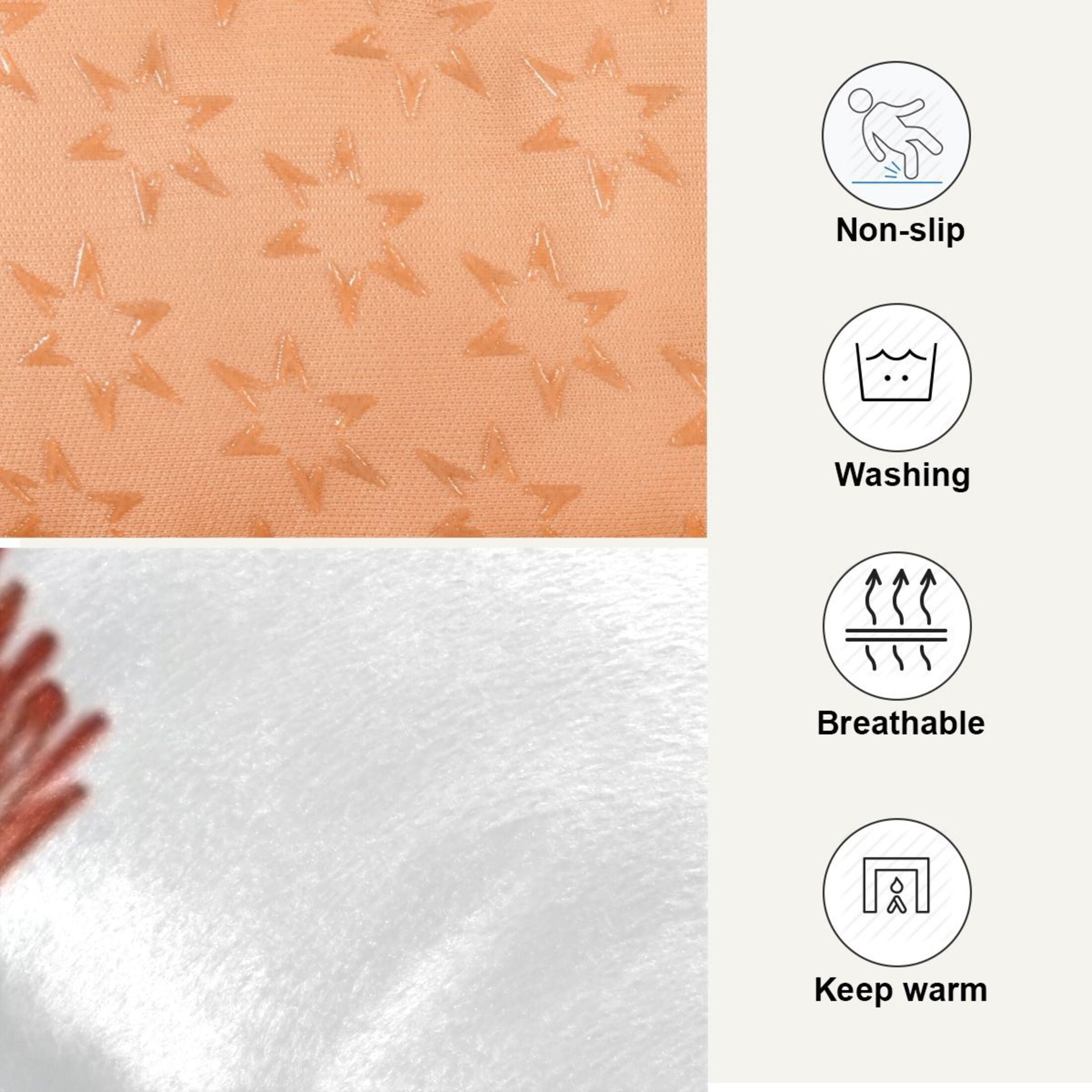 Cozy Mat Pet Bed Indoor Outdoor Warm Soft For Cat Dog Puppy(S/M) Colorful Hand-drawn Crosses
