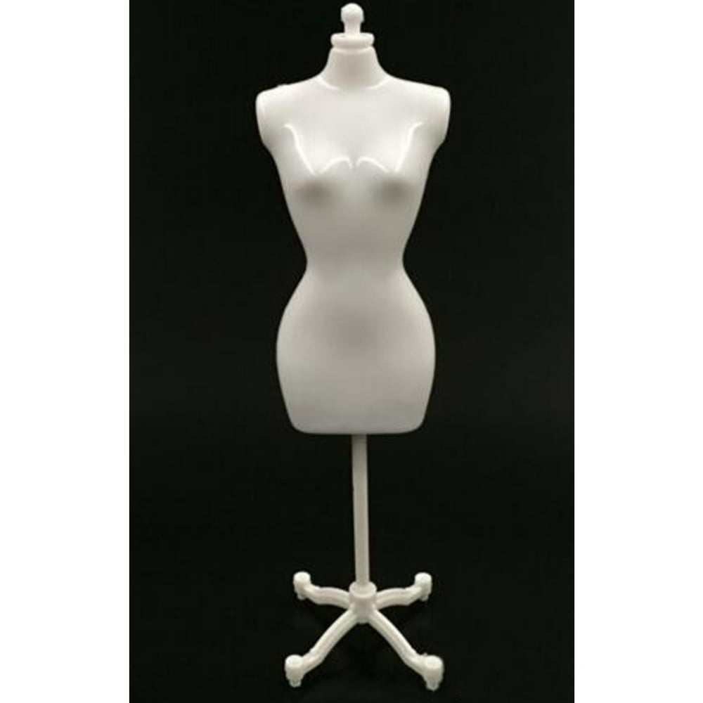 11.8 inches Mini Mannequin Dress Clothes Gown Model Stand for Doll