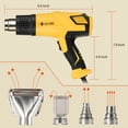 thumbnail image 4 of Pistola de Calor SainSmart 1800W Temperatura Variable 50-650°C 110V, 4 of 9