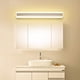 thumbnail image 5 of Aplique de pared para espejo de baño con LED blanco cálido, iluminación interior moderna para baño, faro LED para baño, inodoro y armarios con espejo para baño., 5 of 5