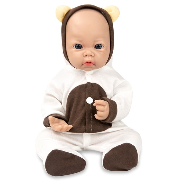 Muñeca de silicona Reborn Vollence, 43 cm, cuerpo completo, niña