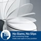 thumbnail image 5 of Asiento de inodoro Bemis 790TDGSL, resistente, redondo, blanco, 5 of 9