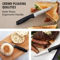 thumbnail image 5 of Rada Cutlery 3.875-Inch Serrated Steak Knife Anthem Wave Handle, 5 of 5