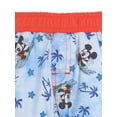 thumbnail image 2 of Mickey Mouse Baby Boy Swim Rash Guard Set, 2-Piece, Sizes 0-12M, 2 of 3