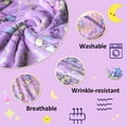 thumbnail image 3 of Manta para niños Symi SMMR Moon Glow, 127 x 152 cm, color morado, 3 of 7