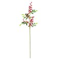 thumbnail image 1 of 4PCS With Leaf Berry Stalk Red Fruit Simulation Fake Flower Pine Natural Leaves - Silk Metal Wire Christmas Decorations, 1 of 5