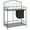 Black#5, variant on Garden Pots Outsunny 36'' Wooden Potting Bench Work Table with 2 Removable Wheels, Sink, Drawer & Large Storage Spaces, Gray,Outdoor Garden Planters