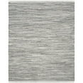 thumbnail image 1 of Safavieh Rag 2'3" X 14' Hand Woven Cotton Rug in Gray, 1 of 3