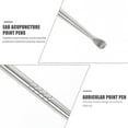 thumbnail image 2 of 2 Pcs Sonde de Massage Point d'Acupuncture Auriculaire Stylos de Détection (Argent), 2 of 3