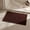 Brown, variant on Bathroom Rugs Non Slip Washable, Super Absorbent Thin Bath Mat Small Quick Dry Low Pile Bathroom Rug, Dark Grey 16"x24"
