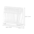 thumbnail image 2 of RENACLIPY 20pcs Plastic Bulldog Clip Transparent Simple Design Office Workers Memo Holding, 2 of 8