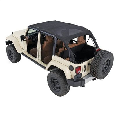 Smittybilt Extended Mesh Top (Black Mesh) - 94600