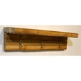 thumbnail image 3 of Bamboo54 Bamboo wall shelf with metal hooks, 3 of 3