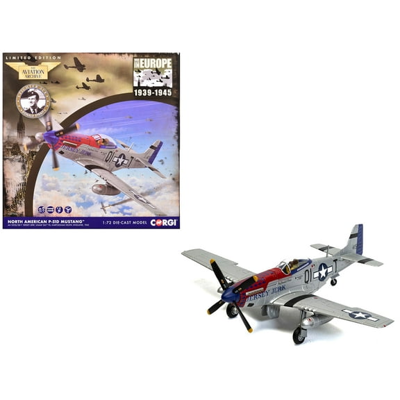 North American P-51D Mustang Aircraft "Martlesham Heath" United States Army Air Forces 1/72 Diecast Model by Corg