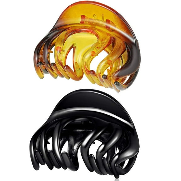 Octopus Medium Hair Claw Clips Thin Hair Women No-Slip Grip Jaw Hair Claw Clip for Fine Hair(Octopus)