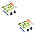thumbnail image 2 of Sidaley Juego de botones completamente chapados, gatillos de parachoques, reemplazo de destornillador Dpad LB RB LT RT para controlador One Verde 2piezas, 2 of 6