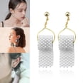 thumbnail image 2 of Pearl Toilet Paper Ear Hooks 3d Paper Earrings Roll Ear Drops Jewellery Gifts -Q544, 2 of 5