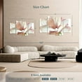 thumbnail image 4 of Elephant Stock Pink Magnolia Wall Art - Horizontal Multi Panel Canvas - Living Room Wall Decor - Floral And Botanical Multi Panel - Beige And Pink Decor - 68" x 42", 4 of 8
