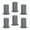 Grey, variant on 6Pcs Through-Wall Cable Grommet Protectors Rubber Bushing Sleeves for Ethernet Router Wire Organizers Easy Setup