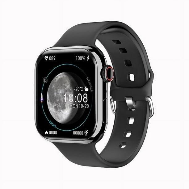 Smartwatch 9 Mini Smart Watch GPS Llamada BT Pantalla tactil de 1.75 Negro Reloj inteligente Walmart en linea