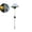 White, variant on VQPeo Solar Garden Lights Outdoor, Solar Hydrangea Lights Waterproof LED Flowers Stake Lights for Garden Pathway Patio Backyard Landscape Decorative