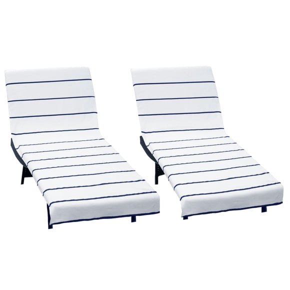 Funda para Silla de Piscina COTTON CRAFT de Toalla de Felpa 2 Paquetes