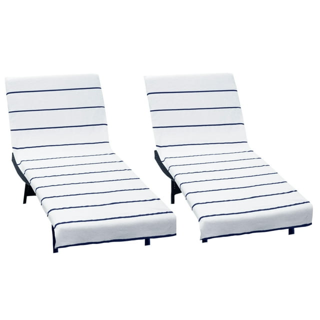 Funda para Silla de Piscina COTTON CRAFT de Toalla de Felpa 2 Paquetes