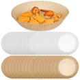 thumbnail image 3 of 100 Pcs Air Fryer Paper Liners Disposable Non-stick Baking Liner Papers Bowls for Baking Roasting Microwave, 3 of 8