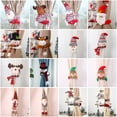thumbnail image 2 of Adorno de muñeco con hebilla para cortina navideña de Papá Noel y alce, decoración navideña para el hogar, regalos navideños de 2022, Navidad, Año Nuevo 2023, 2 of 5