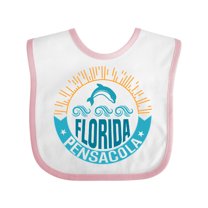Inktastic Pensacola Florida Boys or Girls Baby Bib