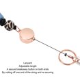 thumbnail image 4 of Lanière Réglable en Silicone Transparent avec Perles et Porte-Clés Multi-Usage pour Entreprises Salons Professionnels, 4 of 7