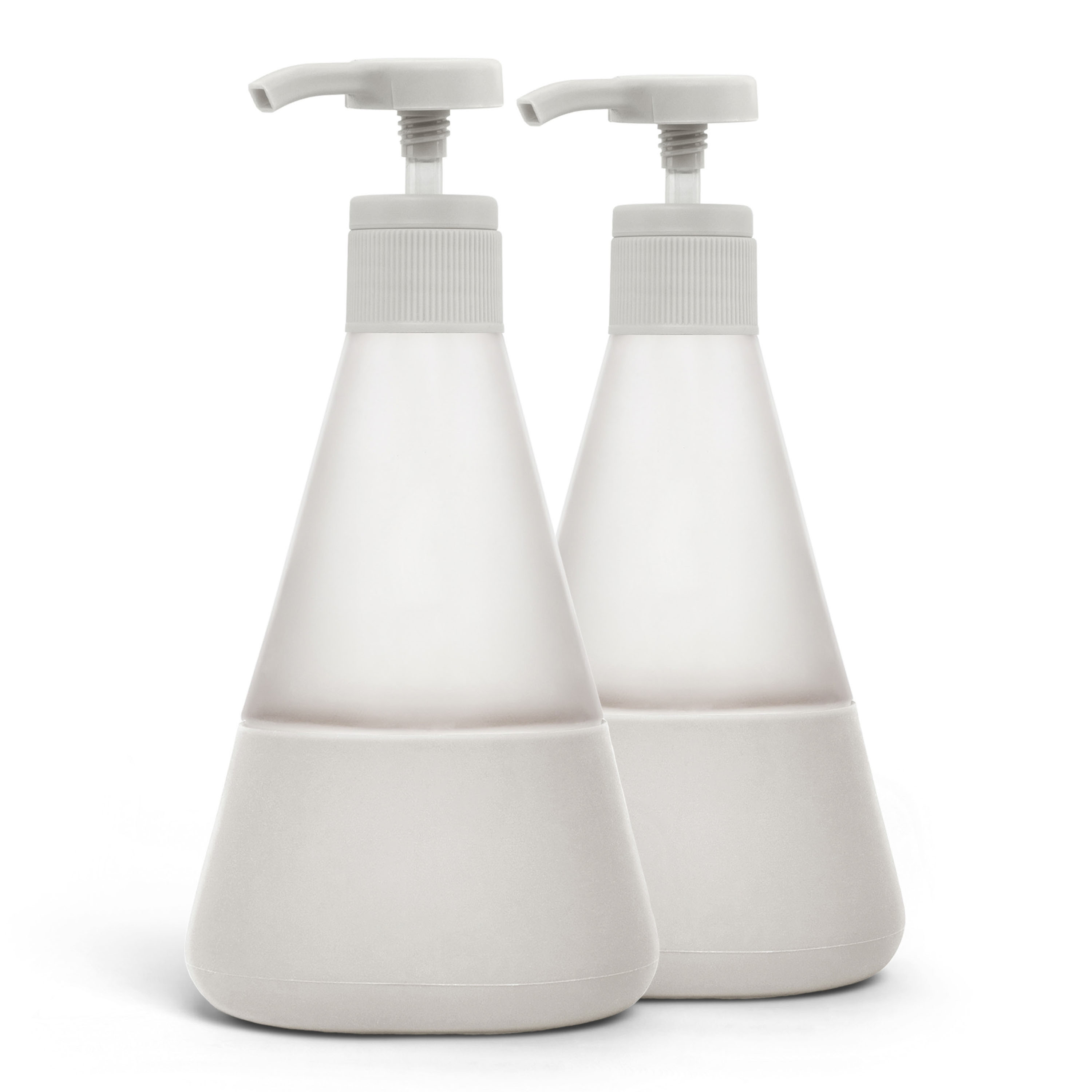 Cleancult Glass Hand Soap Dispenser 12oz 2 Pack - Refillable