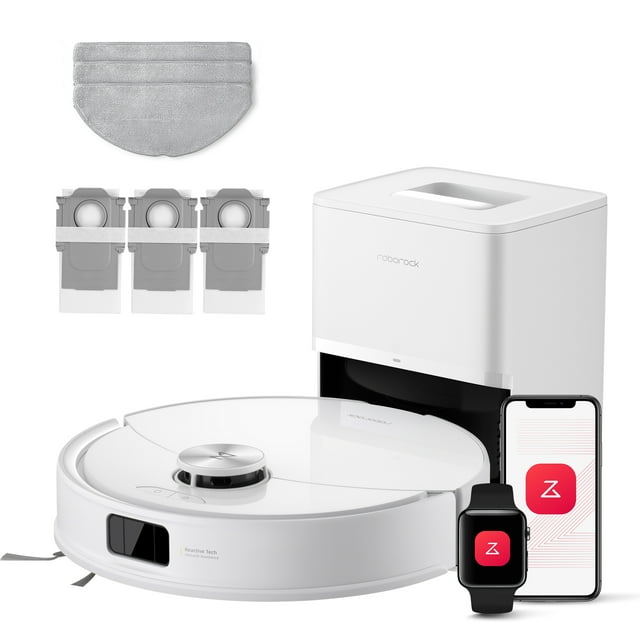 Roborock Q10 VF+ Robot Vacuum Cleaner and Mop with Self-Empty Dock | 10,000 Pa Suction | Pet Hair, Carpet & Hard Floor